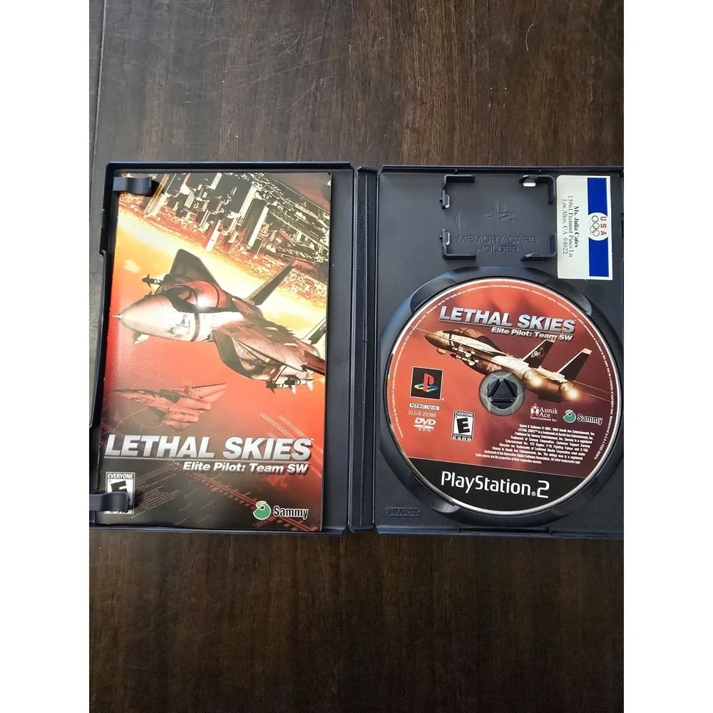 PlayStation 2 PS2 Black Label Lethal Skies Elite Pilot: Team SW TESTED‎